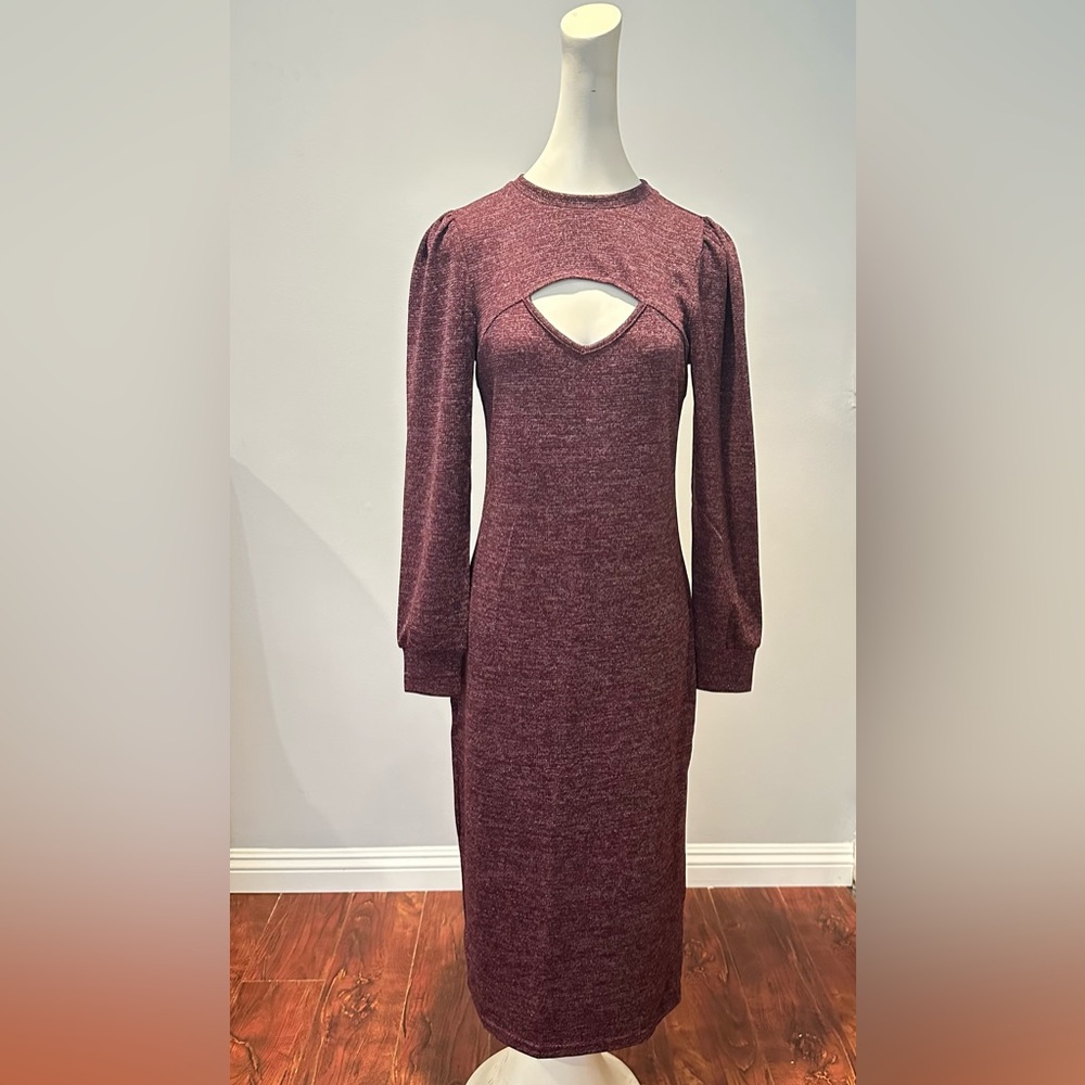 Walter Baker fortune dress plum heather 💃 - Picture 4 of 8